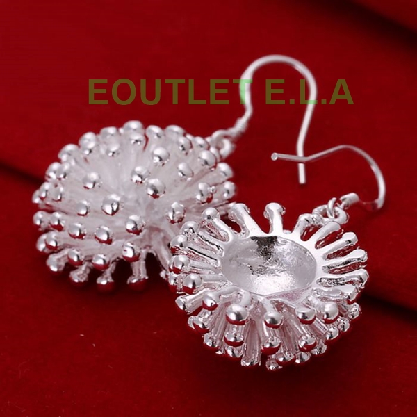 40x20mm POHUTUKAWA SILVER EARRINGS